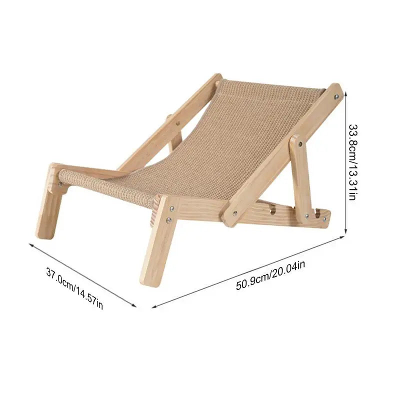 Sisal Beach Chair Cat Lounger
