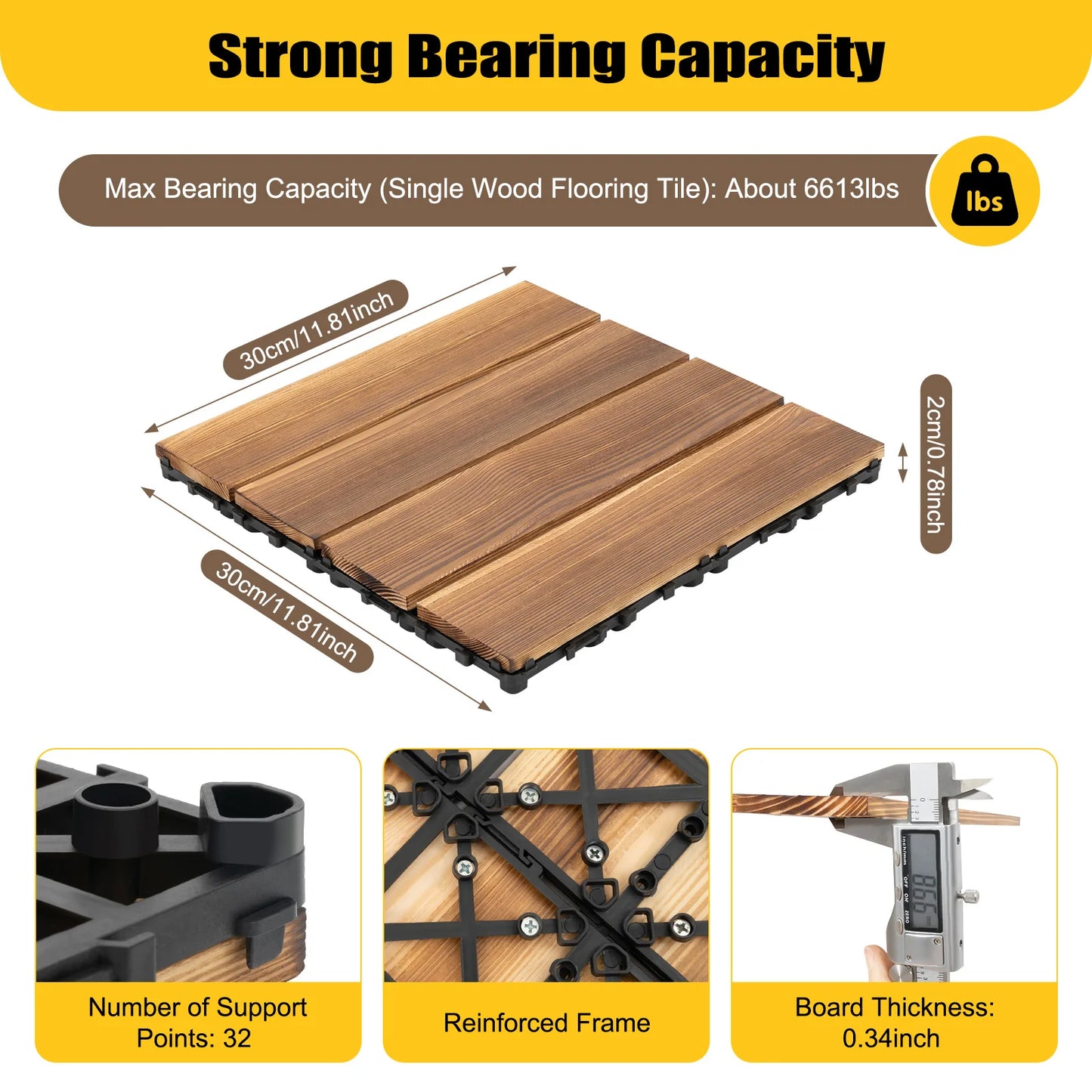 Easy-Peasy Wood Deck Tiles