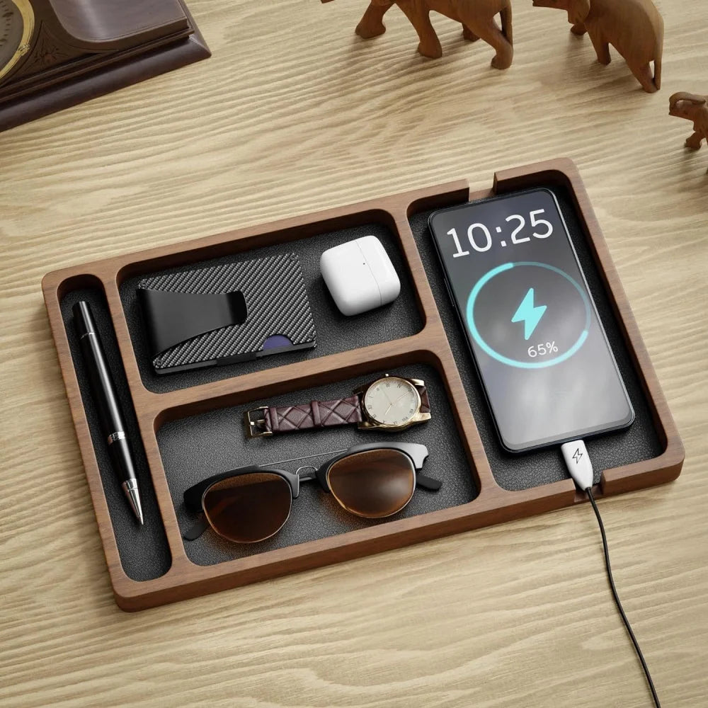 Elegant Wooden Organizer Tray