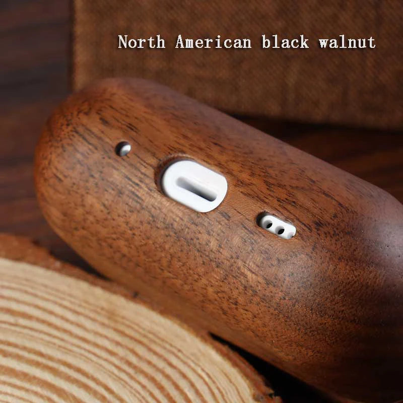 Stylish Wooden AirPods Case
