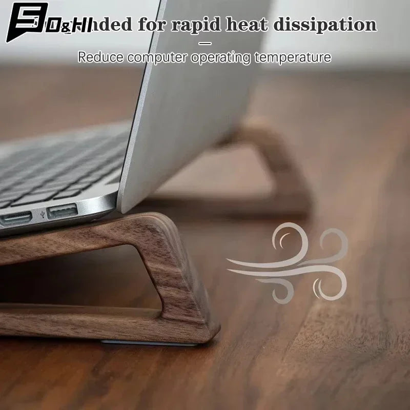Sleek Wood Laptop Stand