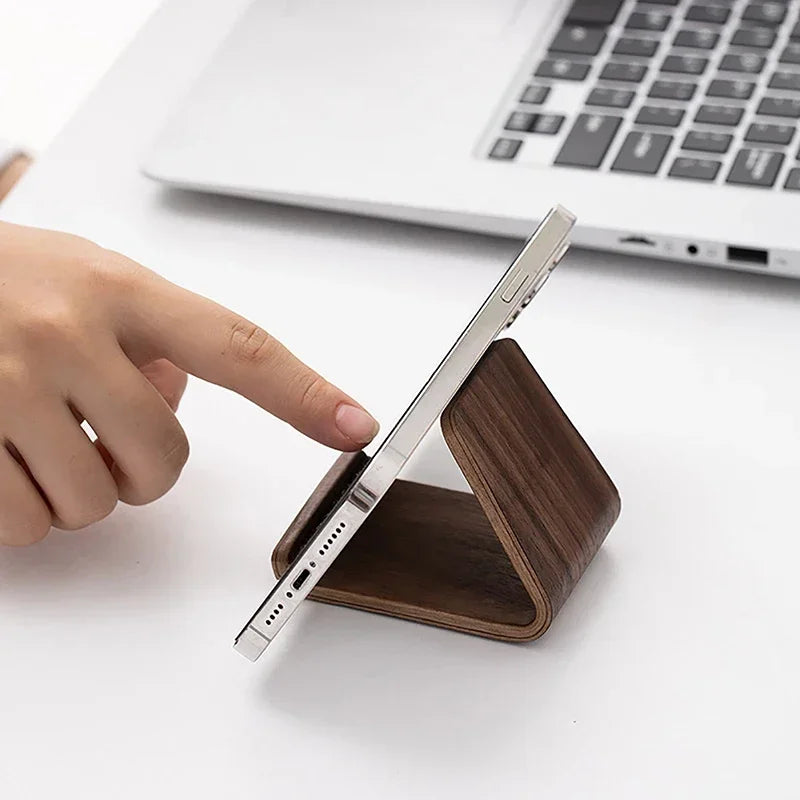Solid Wood Phone Stand
