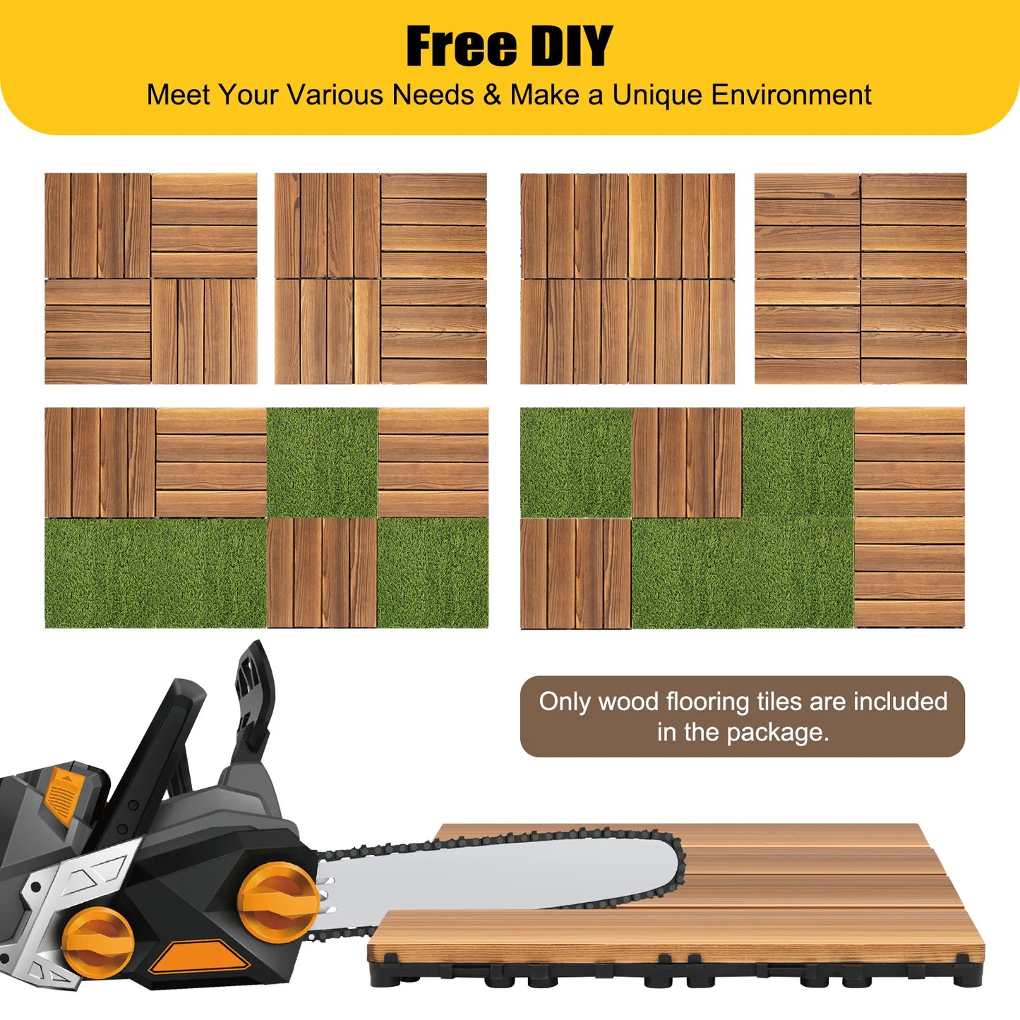 Easy-Peasy Wood Deck Tiles