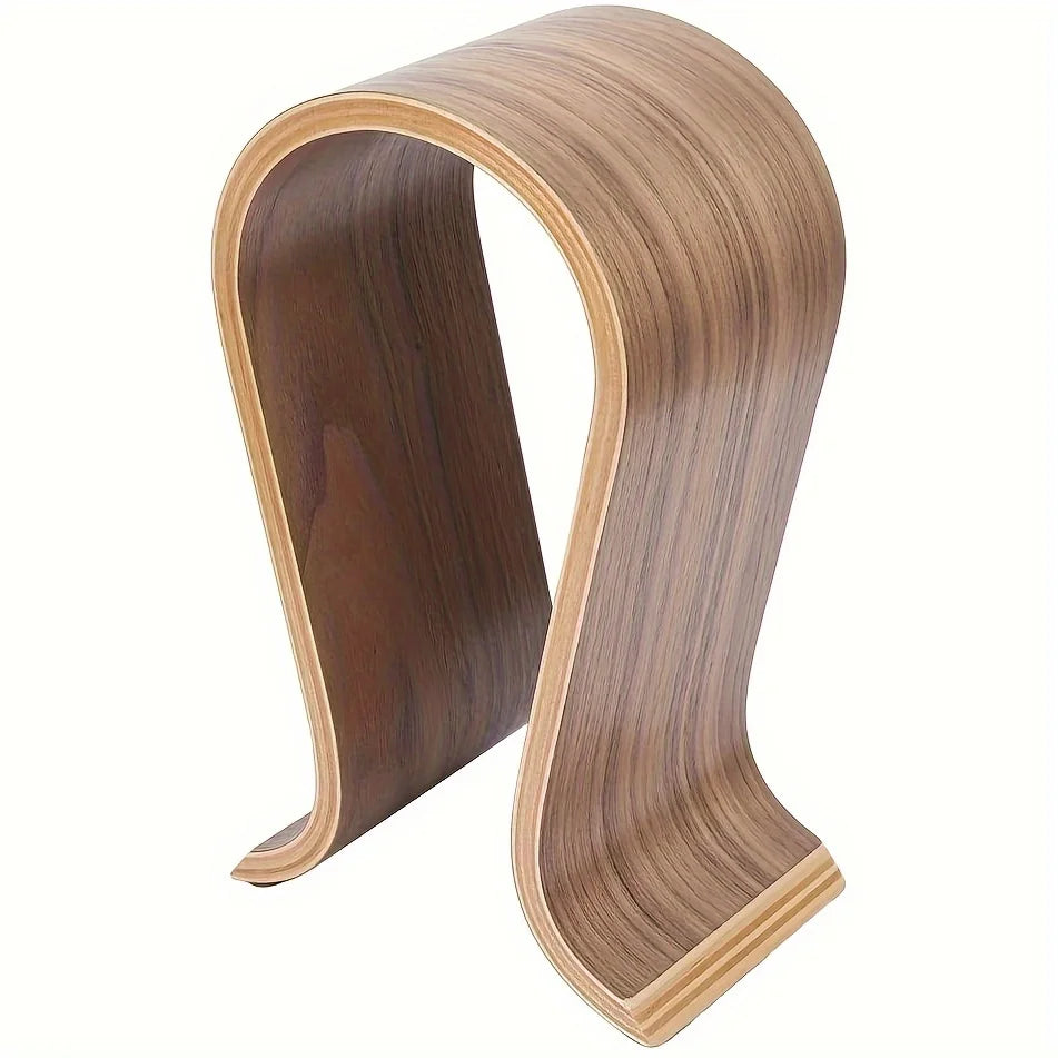 Elegant Wooden Headphone Stand