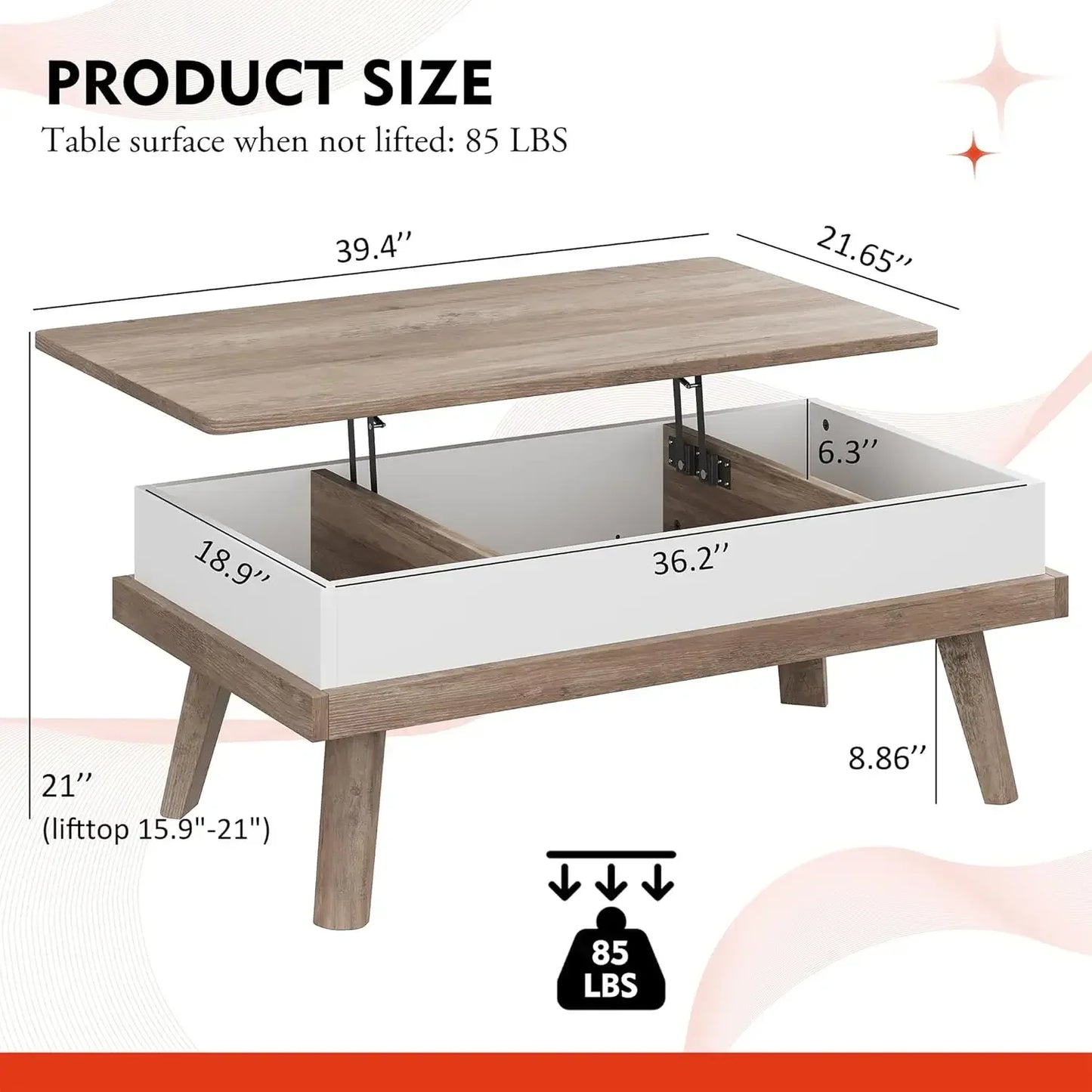 Smart Lift-Top Coffee Table