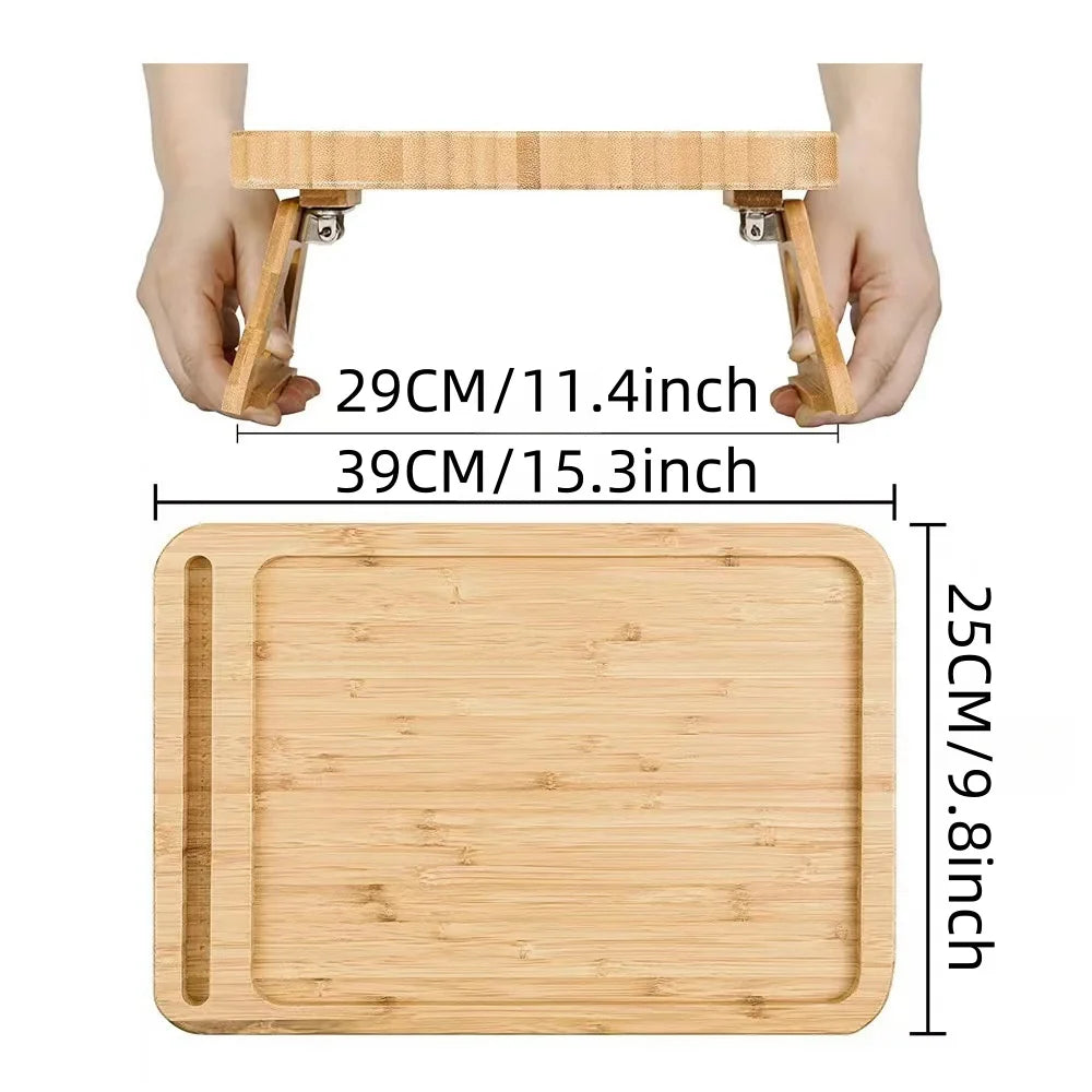 Bamboo Couch Arm Tray