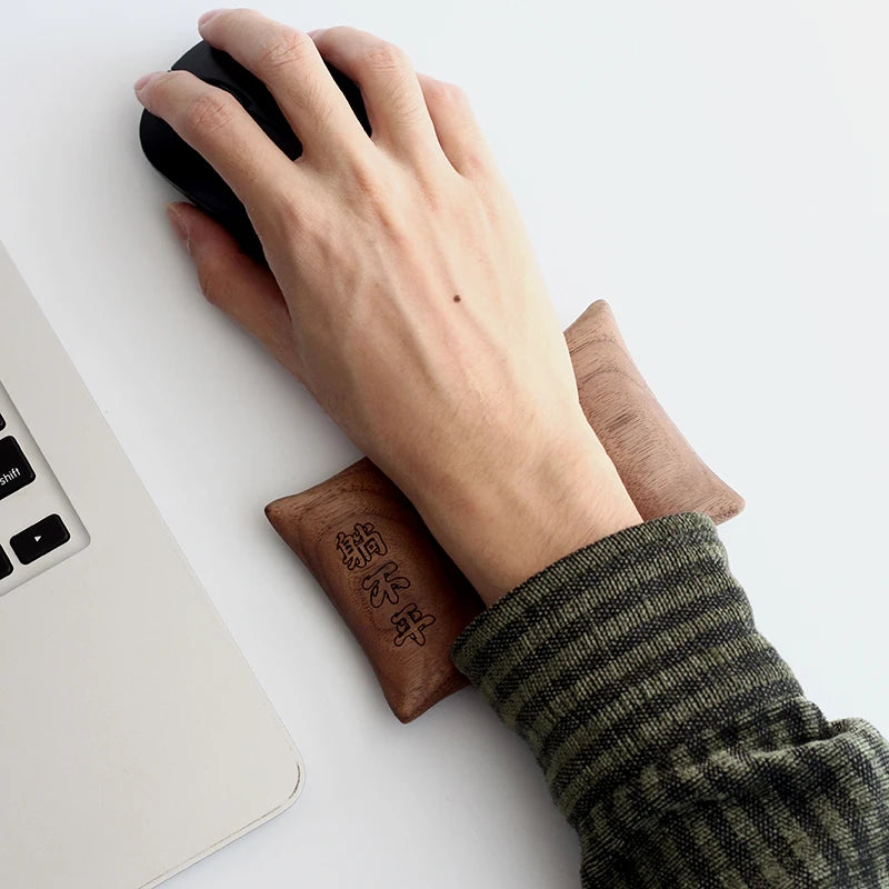 Elegant Wood Wrist Pillow
