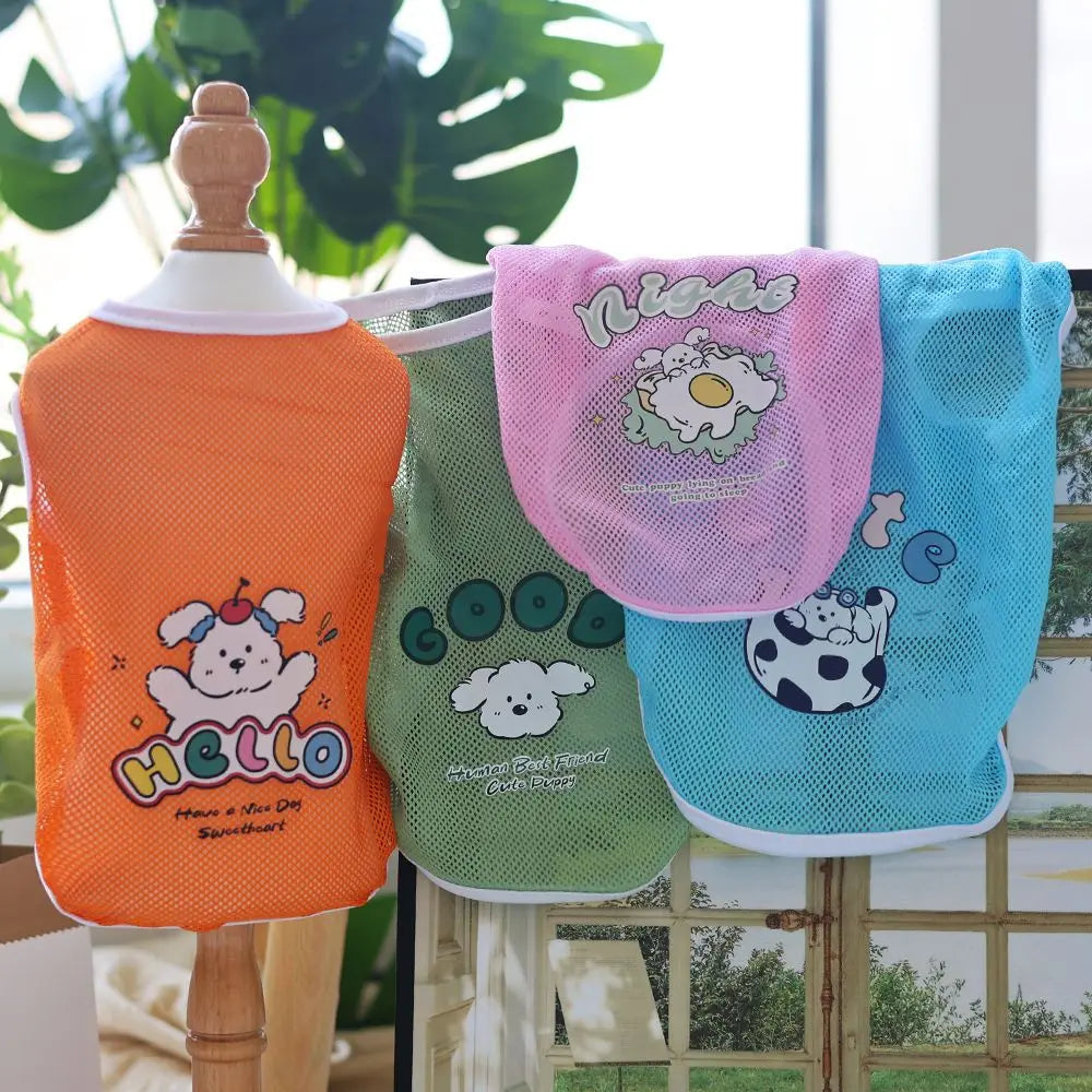 Cute Cartoon Pet Vests