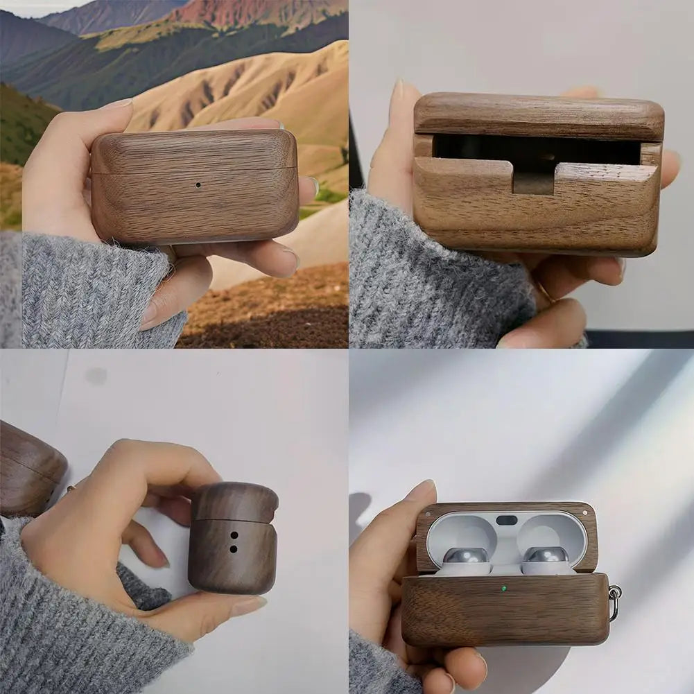 Walnut Headphone Case Cover