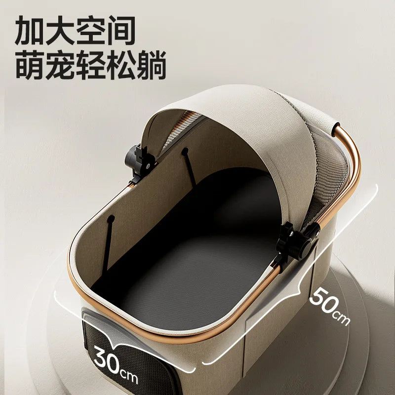 Chic Foldable Pet Stroller