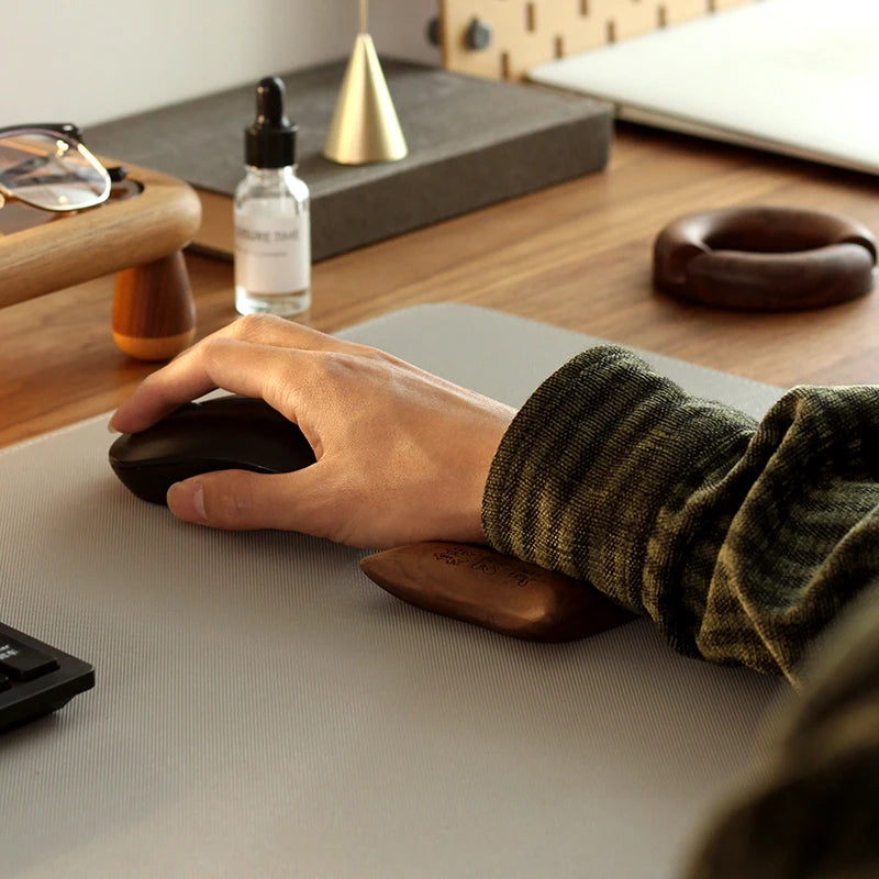 Elegant Wood Wrist Pillow