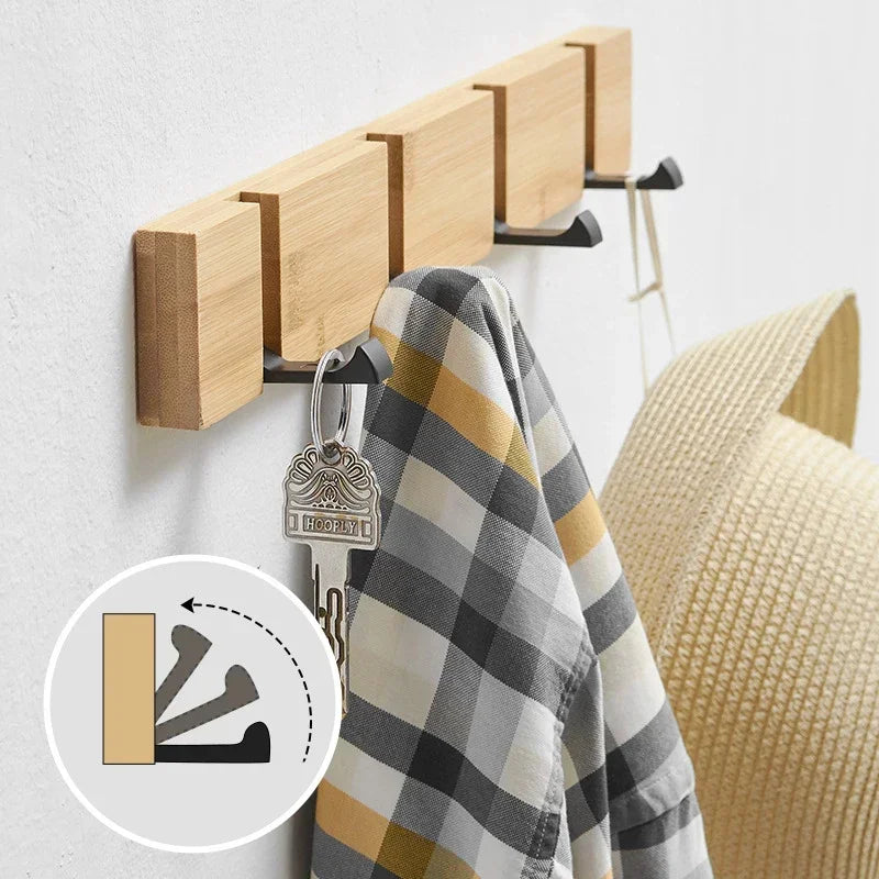 Bamboo Wall Key Hanger