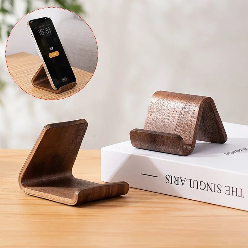 Solid Wood Phone Stand