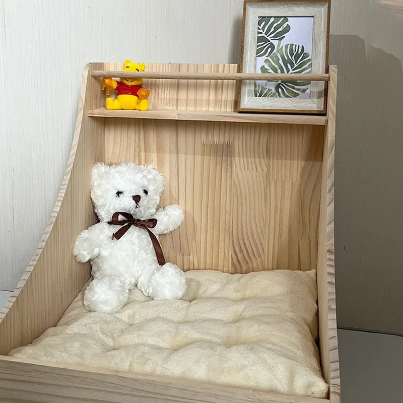 Cozy Wooden Pet Retreat