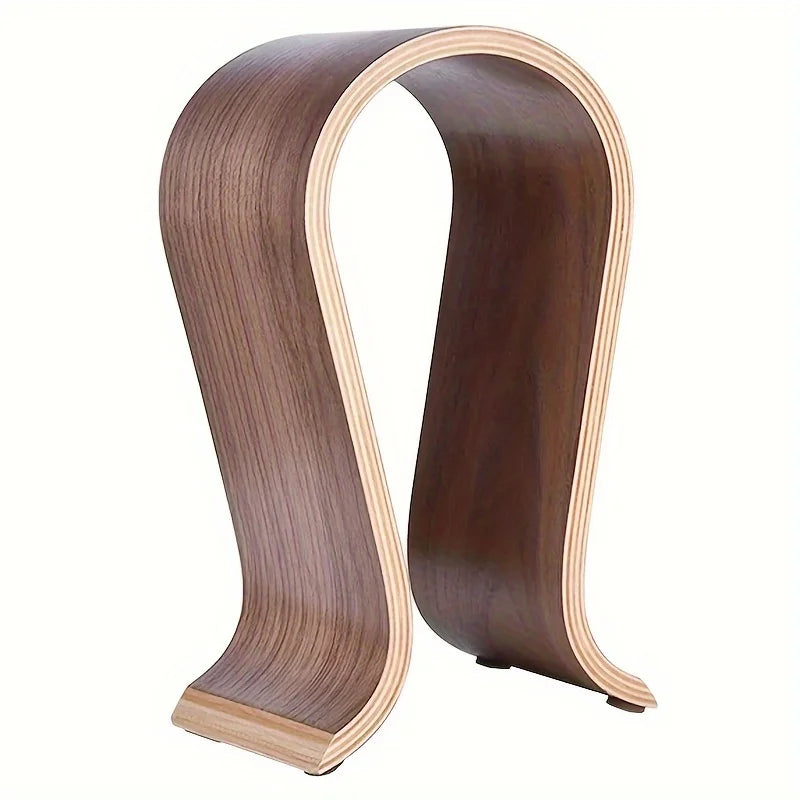 Elegant Wooden Headphone Stand