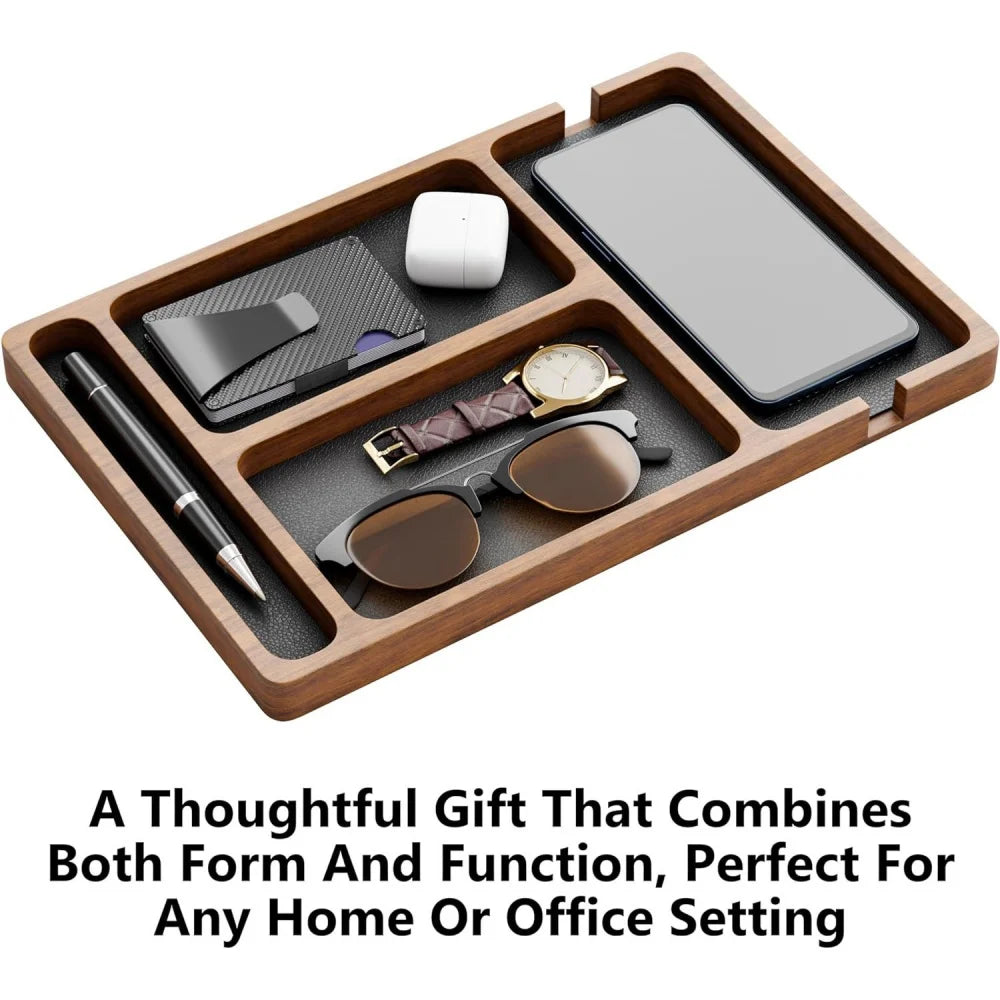 Elegant Wooden Organizer Tray