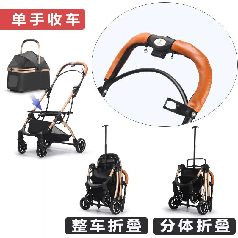 Easy Fold Pet Handcart