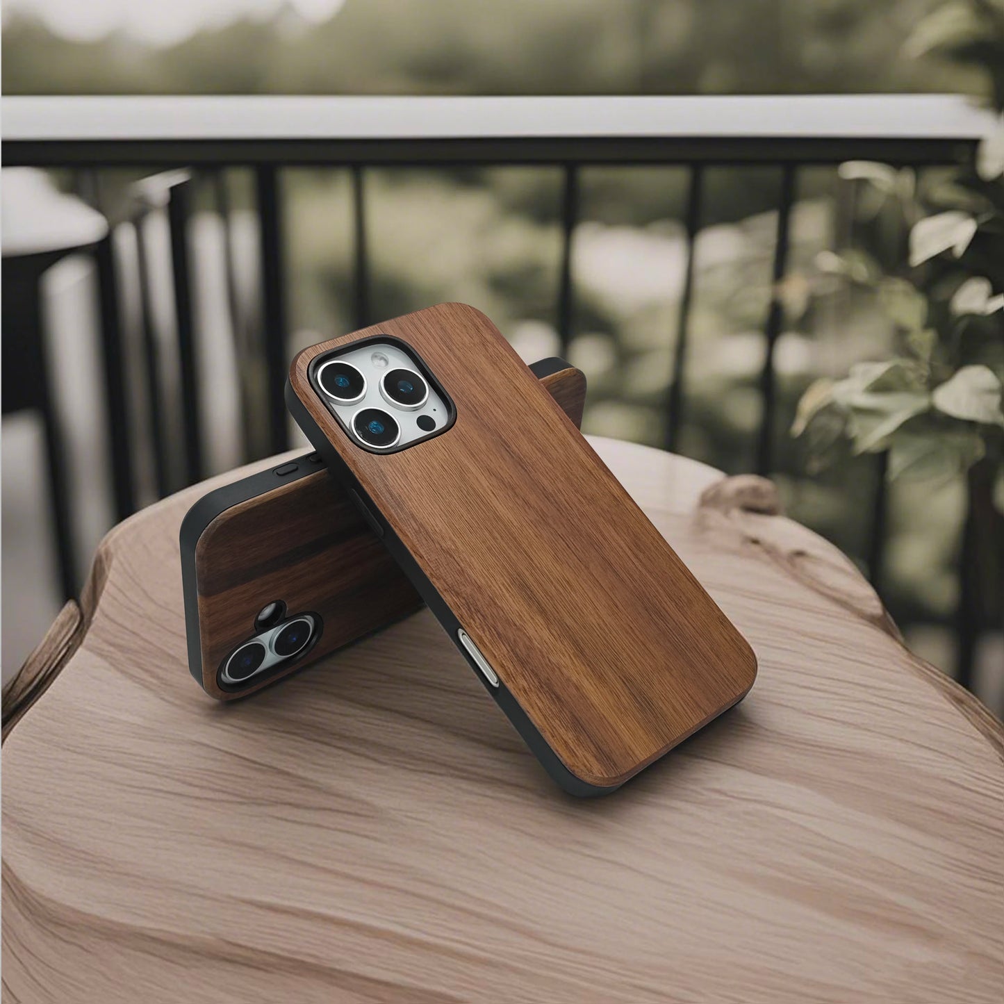 Chic Walnut iPhone Case