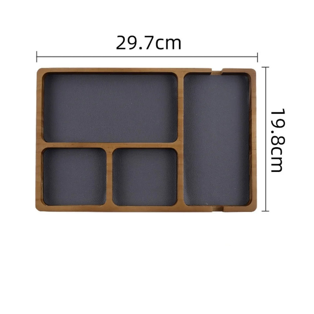 Elegant Wooden Organizer Tray