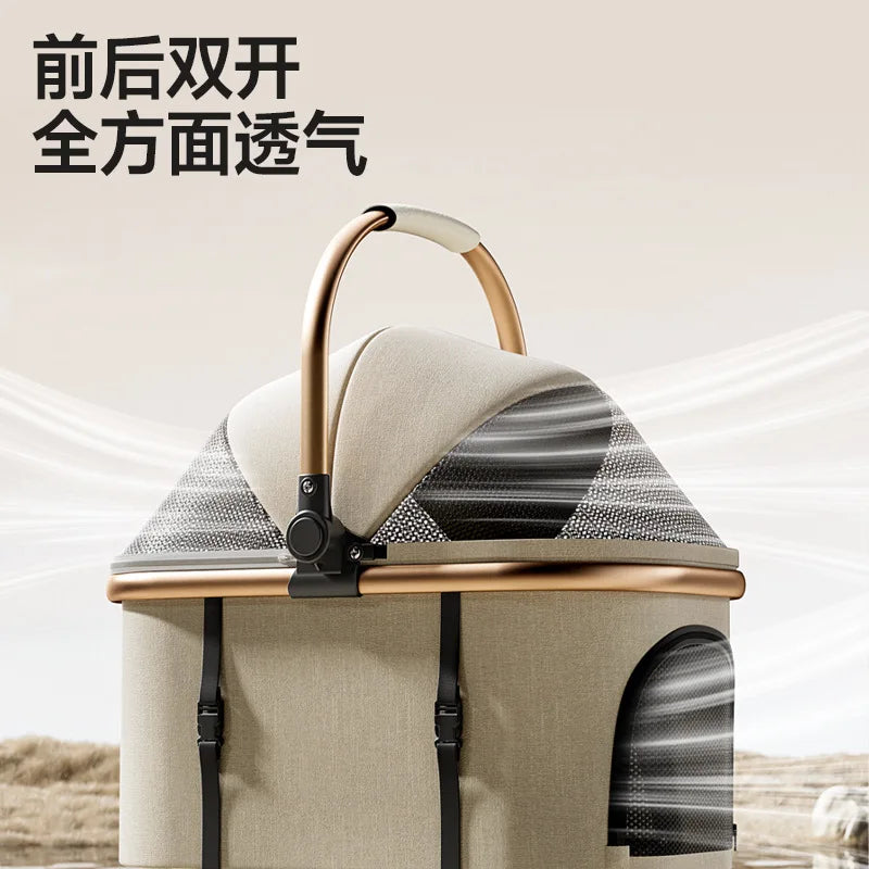Chic Foldable Pet Stroller