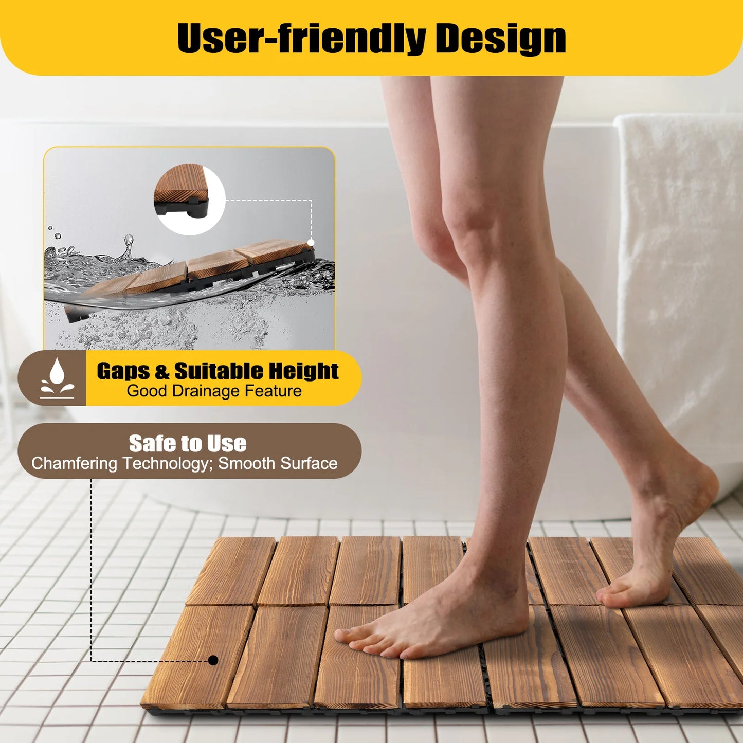 Easy-Peasy Wood Deck Tiles