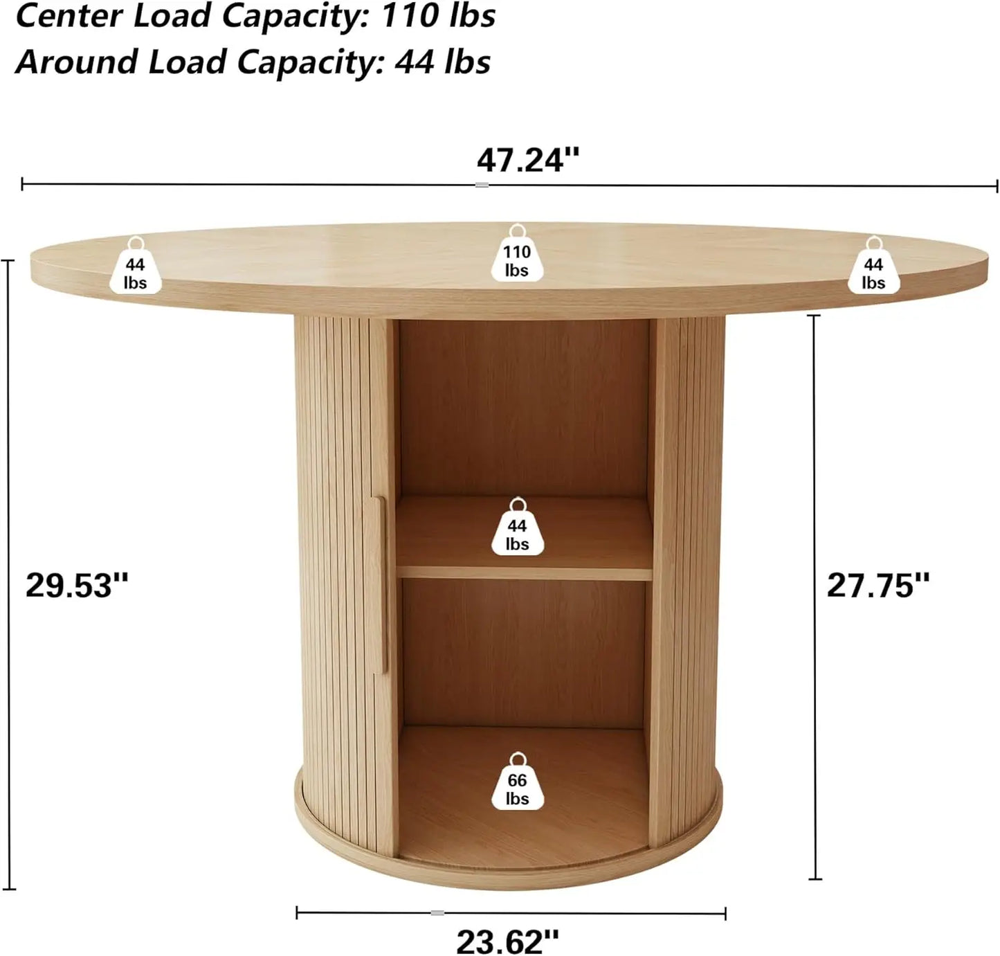 Smart Round Dining Table