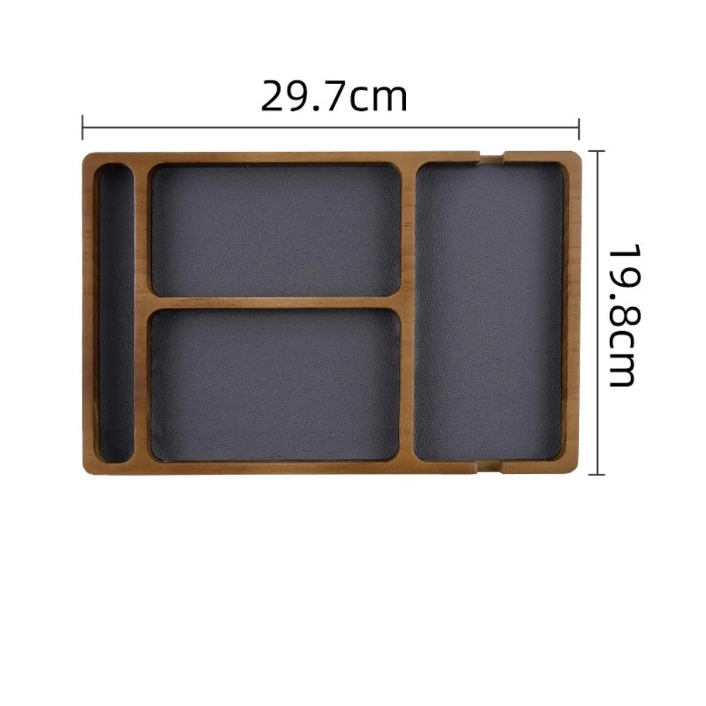 Elegant Wooden Organizer Tray