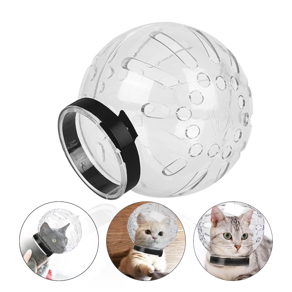 Cat Grooming Supplies Anti-Licking Anti-Bite Breathable Cat Muzzle Protective Space Hood Grooming Mask Bath Grooming