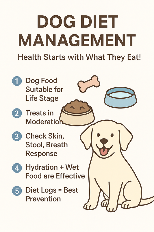 🐶 Dog Diet Management – Health Starts with What They Eat!