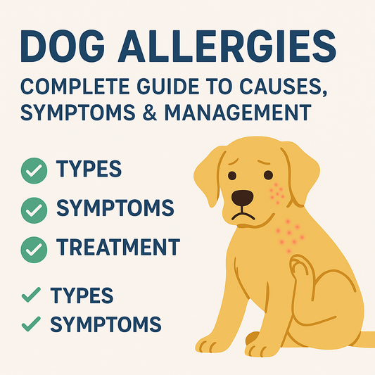 🧬 Dog Allergies – Complete Guide to Causes, Symptoms &amp; Management