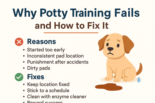 💩 Why Potty Training Fails and How to Fix It – A Must-Read for Dog Owners