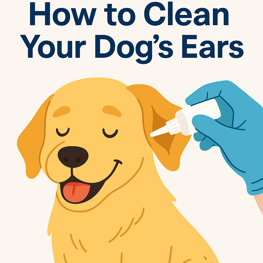 🐶 How to Clean Your Dog’s Ears – 5 Simple Steps for Healthy Ears