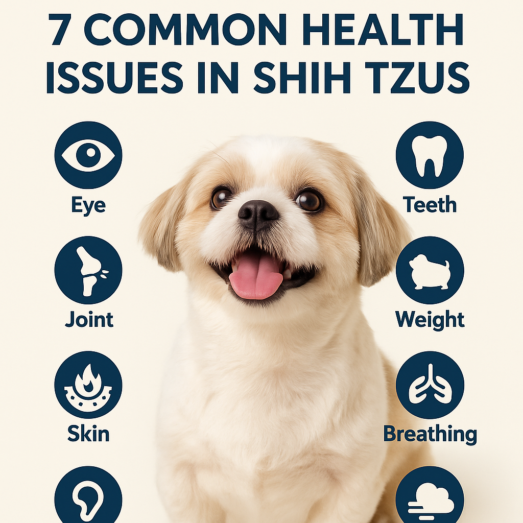 🐶 7 Common Health Issues in Shih Tzus – Prevention and Care Tips