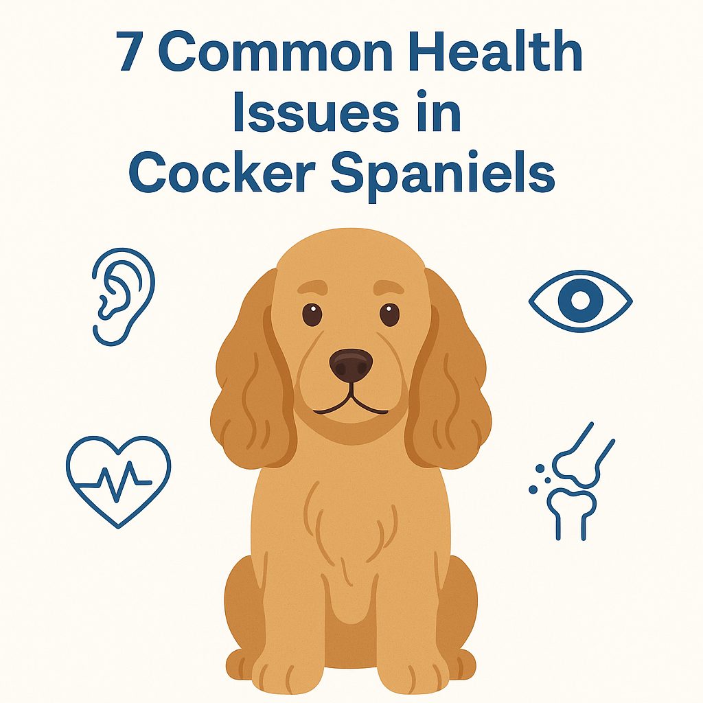 🐾 7 Common Health Issues in Cocker Spaniels – Prevention and Care Guide