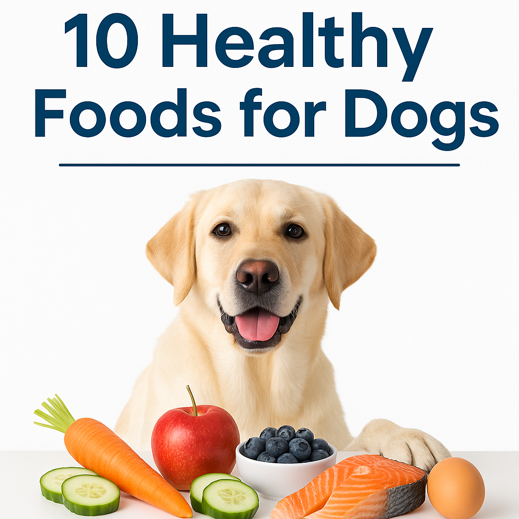 🥕 10 Healthy Foods for Dogs – Safe & Nutritious Choices