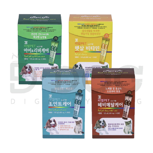 【 REAL PET 】NUTRITIONS FOR DOGS AND CATS 4 TYPES