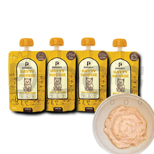 【 PETSTLER 】90G CAT WET SNACK PASTE 4 TYPES