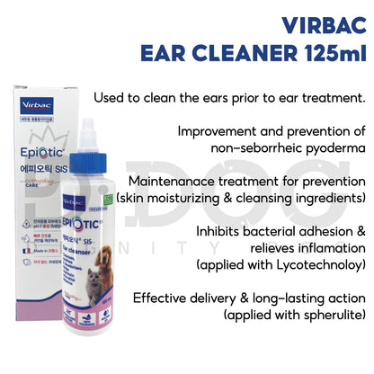 【 VIRBAC 】 EPI OTIC EAR CLEANSER 125ml
