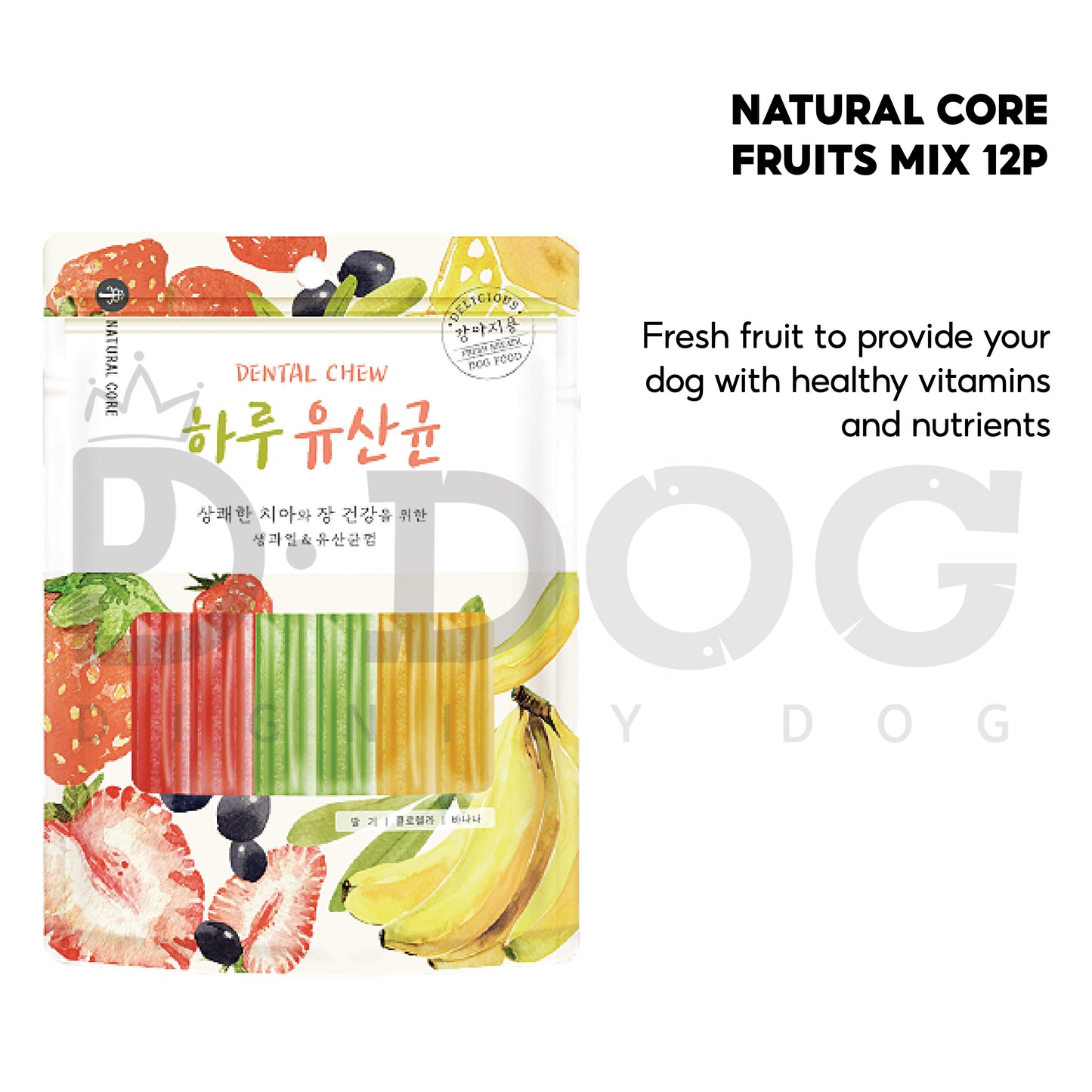 【 NATURAL CORE 】 EVERY DENTAL CHEW 12P