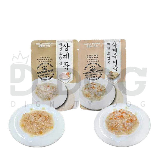 【 HELLO DOGGY 】 CHICKEN & POLLOCK SOUP 80g