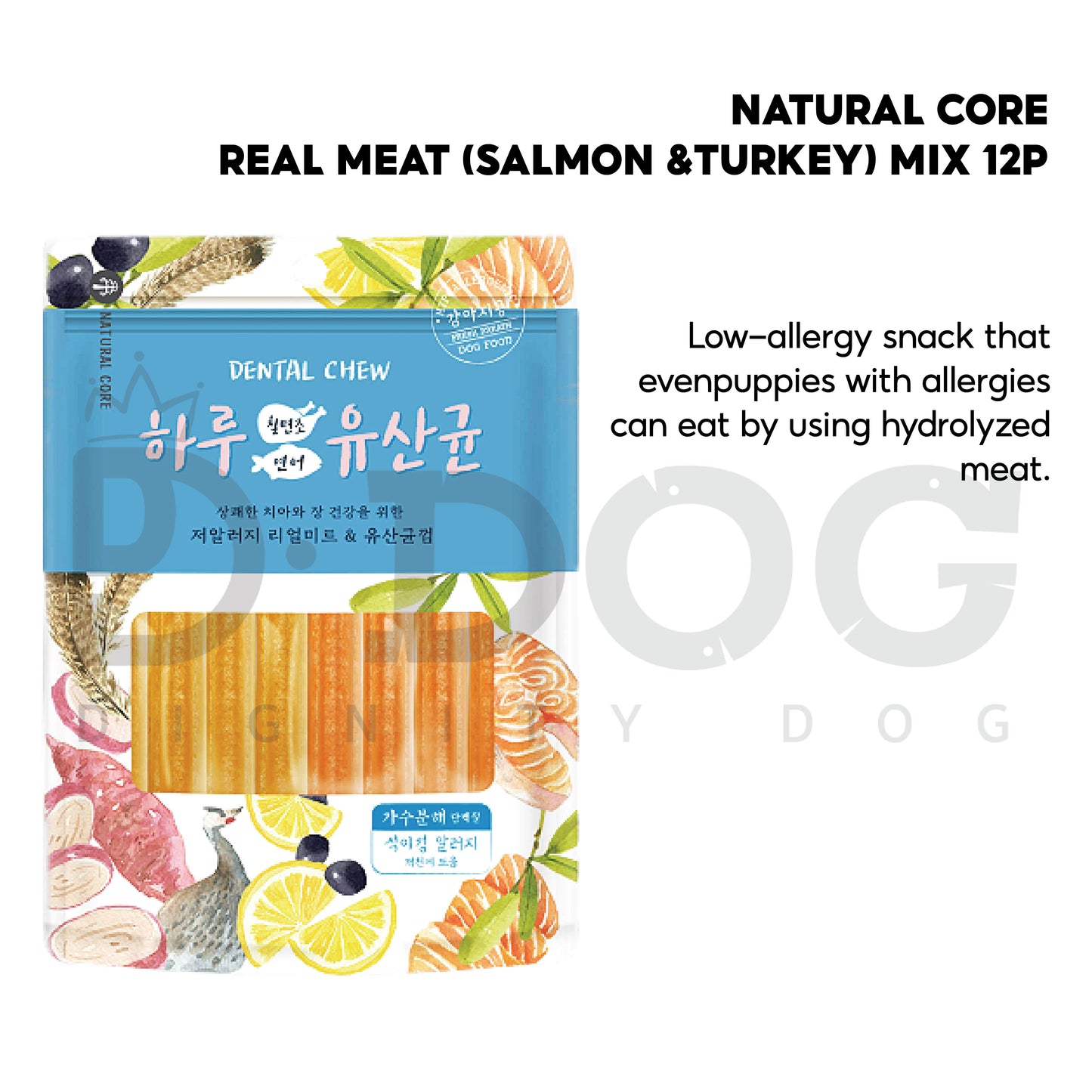 【 NATURAL CORE 】 EVERY DENTAL CHEW 12P