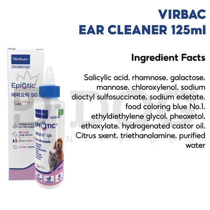 【 VIRBAC 】 EPI OTIC EAR CLEANSER 125ml
