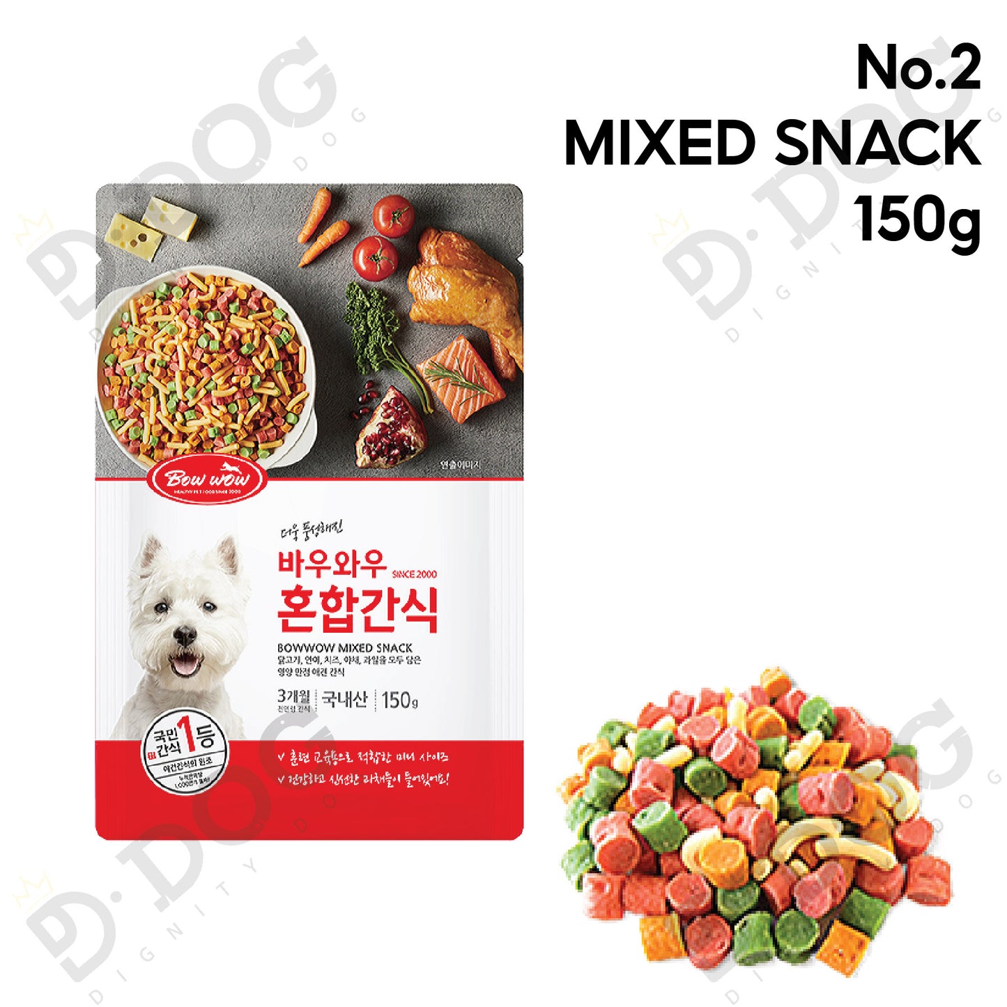 【 BOWWOW 】 Dogs Biscuit Mixed Snacks Series