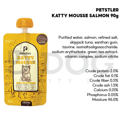 【 PETSTLER 】90G CAT WET SNACK PASTE 4 TYPES