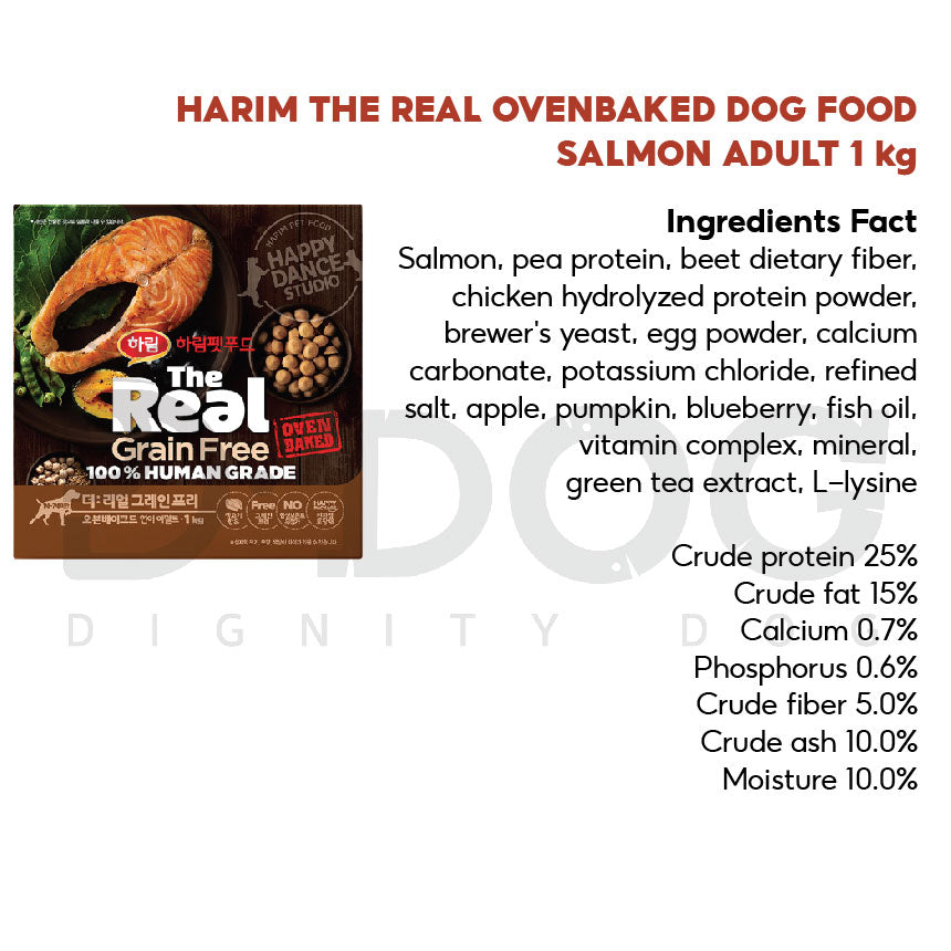 【 HARIM 】1 KG THE REAL OVEN BAKED DOG FOOD 5 TYPES