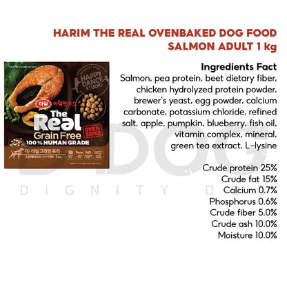 【 HARIM 】1 KG THE REAL OVEN BAKED DOG FOOD 5 TYPES