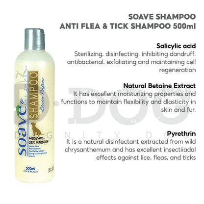 【 SOAVE 】500ML DOG SHAMPOO