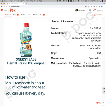 【 SYNERGY LABS 】 DETAL FRESH 4 types