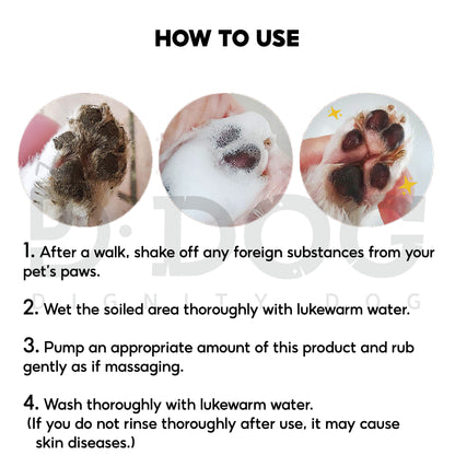 【 FORCANS 】BUBBLE FOAM FOOT CLEANSER 300ML