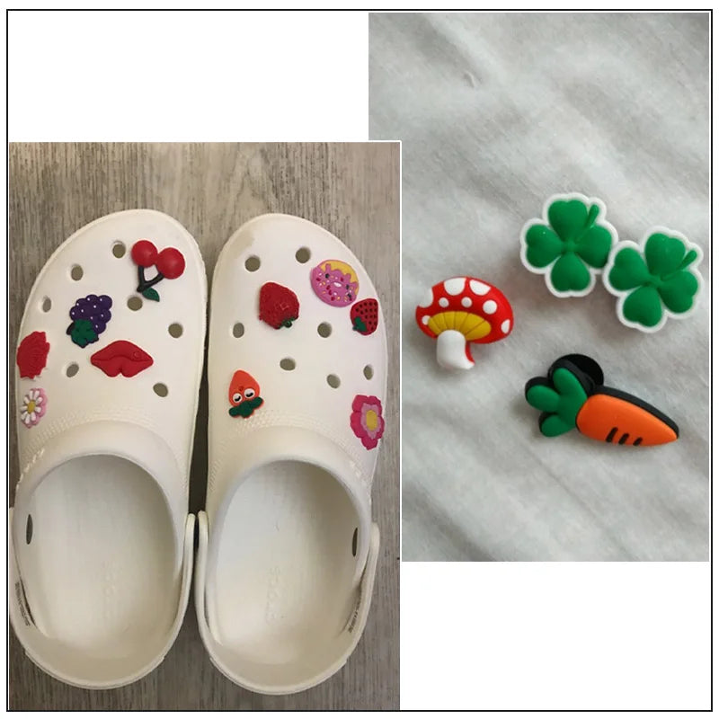 1pcs PVC Cute Cat Shoe Charms Pet Orange Cat Black Cat Shoe Decoration Pins Garden Sandal Accessories for Women Girl Boy